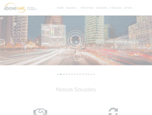 Tablet Screenshot of abovenet.com.br